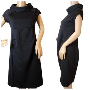 Gap Maternity Black Ponte short sleeve dress. Women's size small.